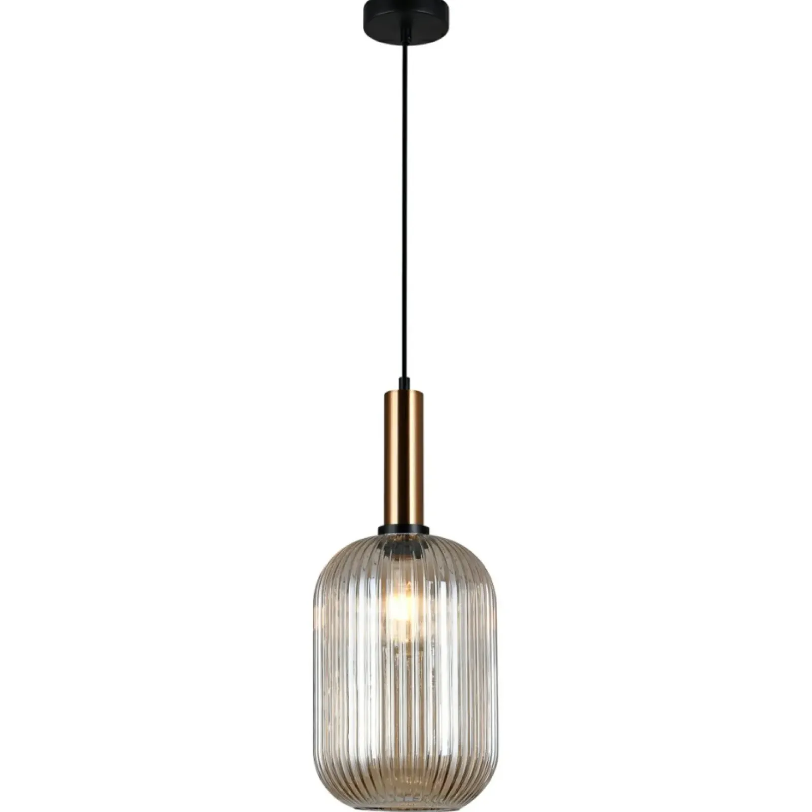 Sklep Kaja Lampa na regulowanym zwisie PND-5588-1L-BRO+AMB ANTIOLA | Kaja Fashion