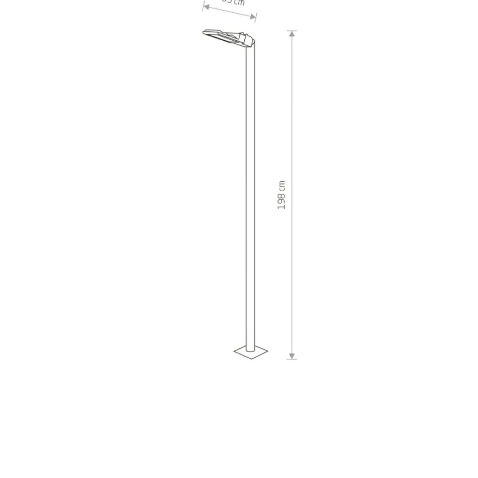 Sklep Kaja Lampa ogrodowa – latarnia, zintegrowany LED 9252 | Kaja Oświetlenie* Latarnie Ogrodowe