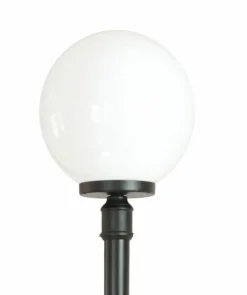 Sklep Kaja Lampa ogrodowa, czarna podstawa OGMWN 1 300 z serii KULE CLASSIC | Kaja Oświetle* Latarnie Ogrodowe|Lampy Ogrodowe Stojące
