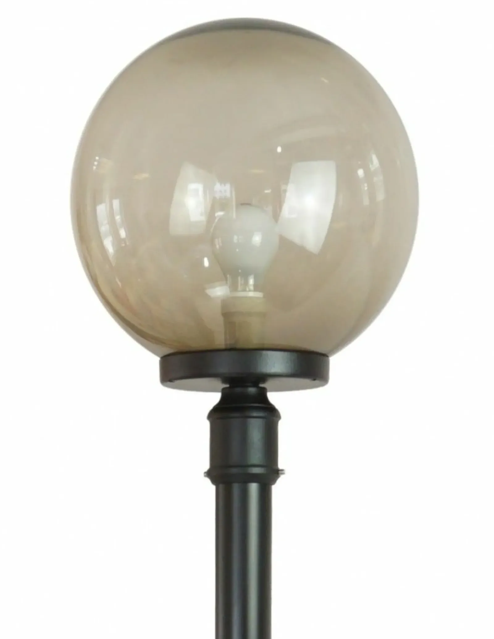 Sklep Kaja Lampa ogrodowa, czarna podstawa OGMWN 1 300 z serii KULE CLASSIC | Kaja Oświetle* Latarnie Ogrodowe|Lampy Ogrodowe Stojące