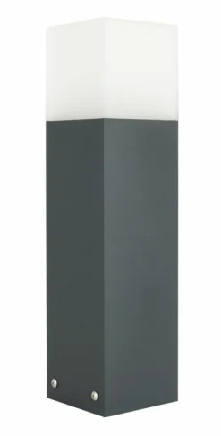 Sklep Kaja Lampa ogrodowa, kolor ciemny popiel CB-MAX 400 DG z serii CUBE MAX | Kaja Oświet* Lampy Ogrodowe Stojące
