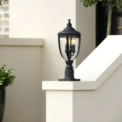 Sklep Kaja Lampa ogrodowa, na 3 żarówki FE-EB3-M-BLK z serii ENGLISH BRIDLE* Lampy Ogrodowe Stojące