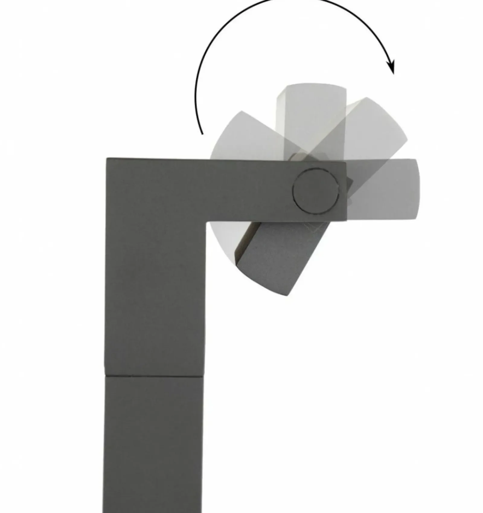 Sklep Kaja Lampa ogrodowa, regulacja kąta świecenia RT-580 z serii ROTA | Kaja Oświetlenie* Lampy Ogrodowe Stojące