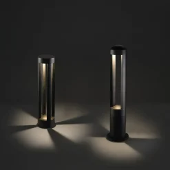 Sklep Kaja Lampa ogrodowa typu latarnia, zintegrowany LED 9508 | Kaja Oświetlenie* Lampy Ogrodowe Stojące