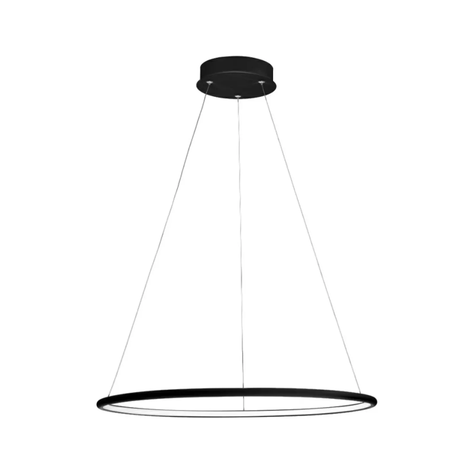 Sklep Kaja Lampa okrąg LED ⌀40cm ciepła barwa ML507 ORION BLACK | Kaja Sale