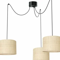 Sklep Kaja Lampa pająk z rattanowymi abażurami LX 4009 SPINDEL RATTAN | Kaja Cheap