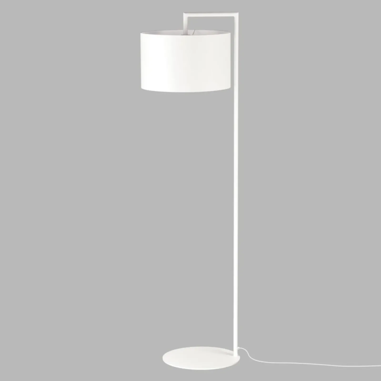 Sklep Kaja Lampa podłogowa do stylowego salonu K-4333 SIMONE WHITE | Kaja* Lampy Podłogowe Z Abażurem|Lampy Podłogowe