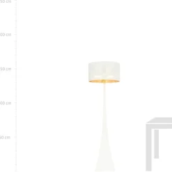 Sklep Kaja Lampa podłogowa na nietypowej nodze 1155/LP1 ESTRELLA | Kaja* Lampy Podłogowe Z Abażurem|Tradycyjne Lampy Podłogowe