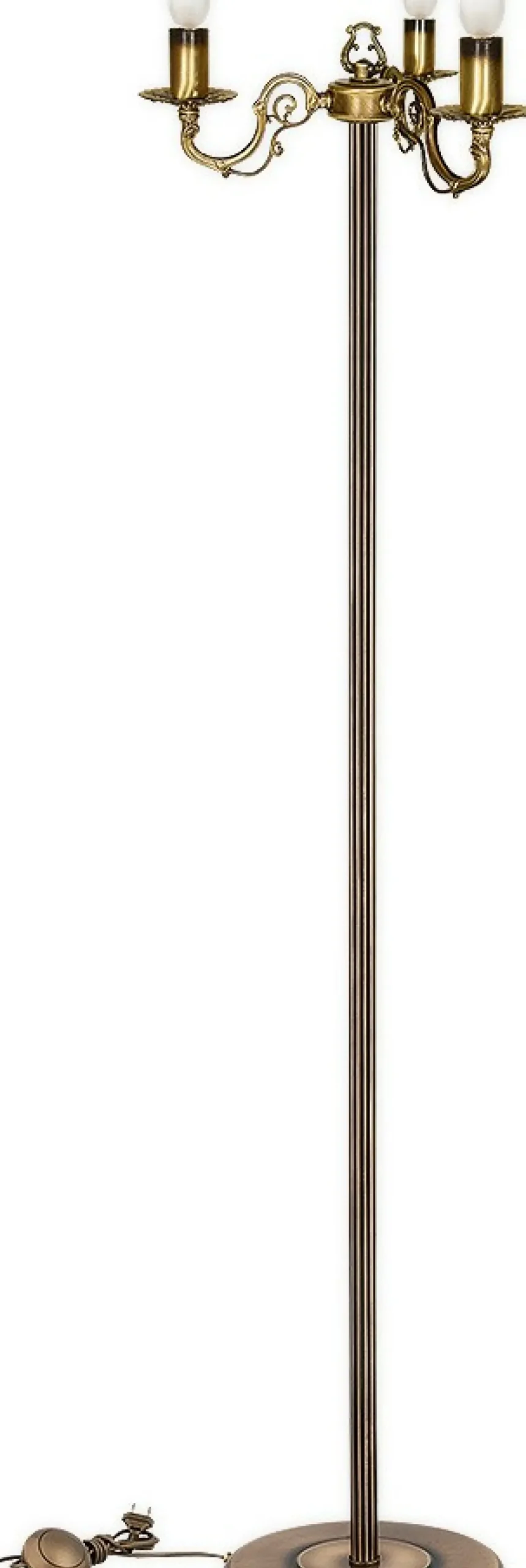 Sklep Kaja Lampa podłogowa w stylu pałacowym O1319/L3 ANTARES | Kaja Oświetlenie* Tradycyjne Lampy Podłogowe