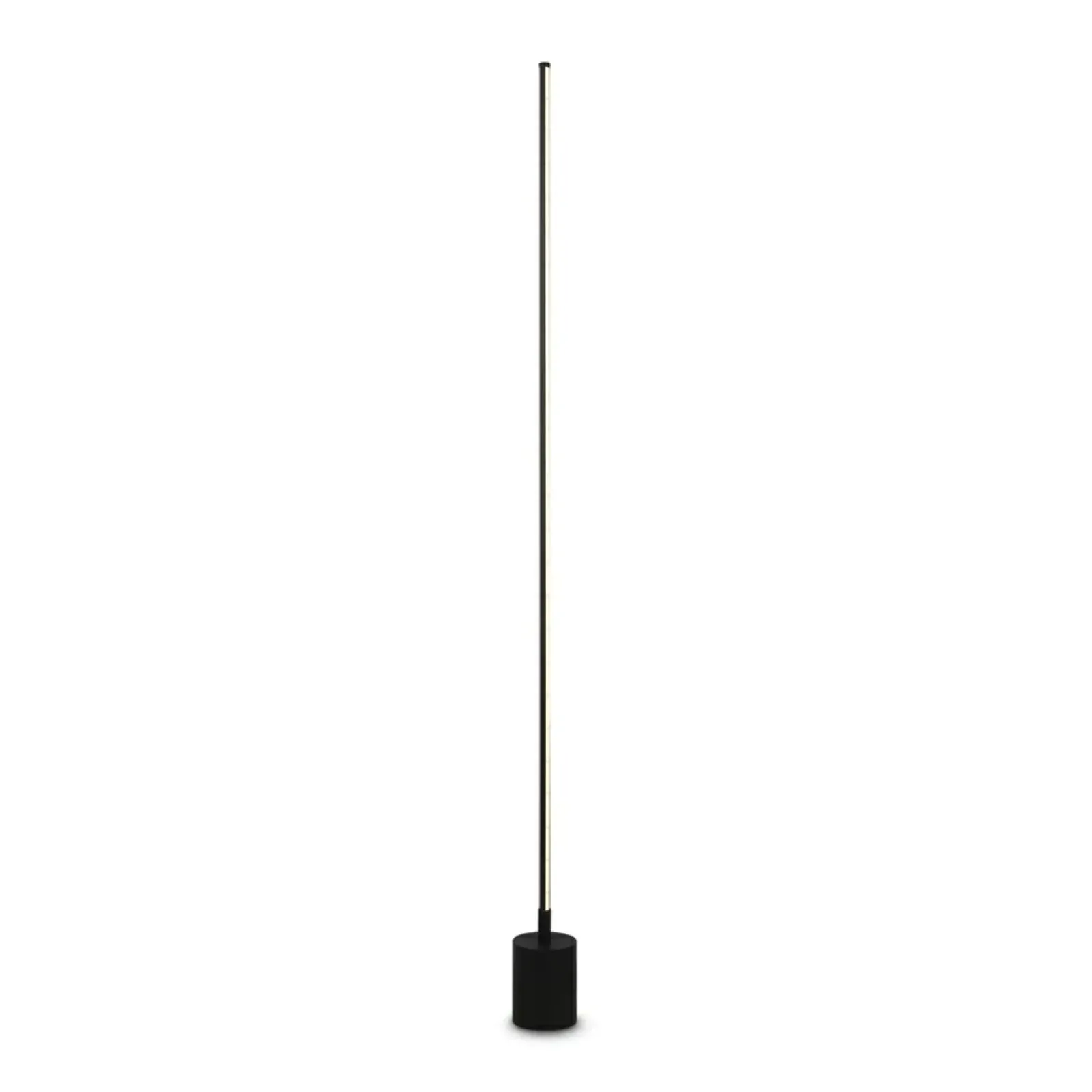 Sklep Kaja Lampa podłogowa świecąca całą wysokością MOD147FL-L20BK1 z serii FLOW* Lampy Led