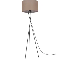 Sklep Kaja Lampa podłogowa z abażurem na trójnogu K-4379 | Kaja Oświetlenie* Lampy Podłogowe Z Abażurem|Lampy Podłogowe