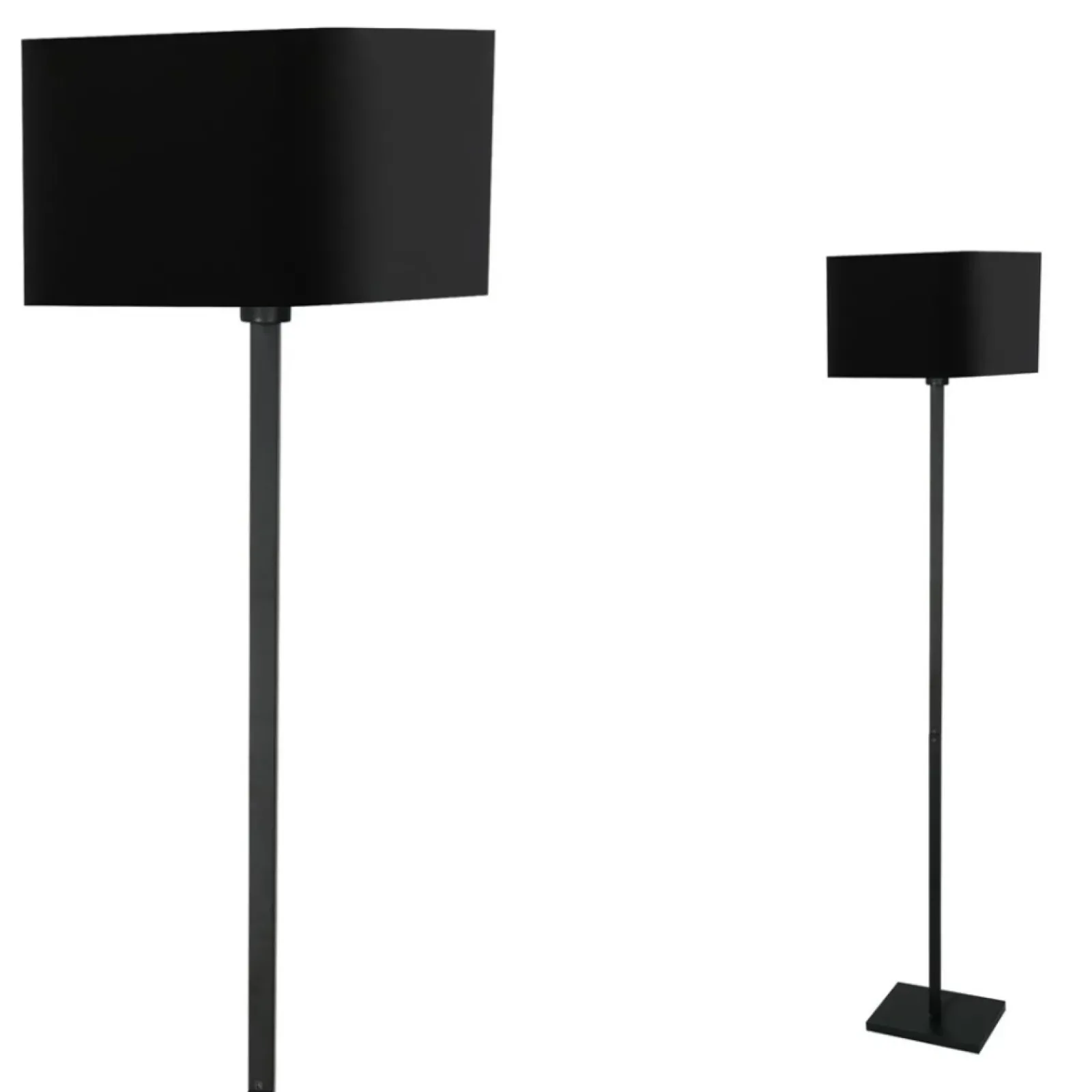 Sklep Kaja Lampa podłogowa z kwadratowym abażurem ML6370 NAPOLI | Kaja* Lampy Podłogowe Z Abażurem|Tradycyjne Lampy Podłogowe
