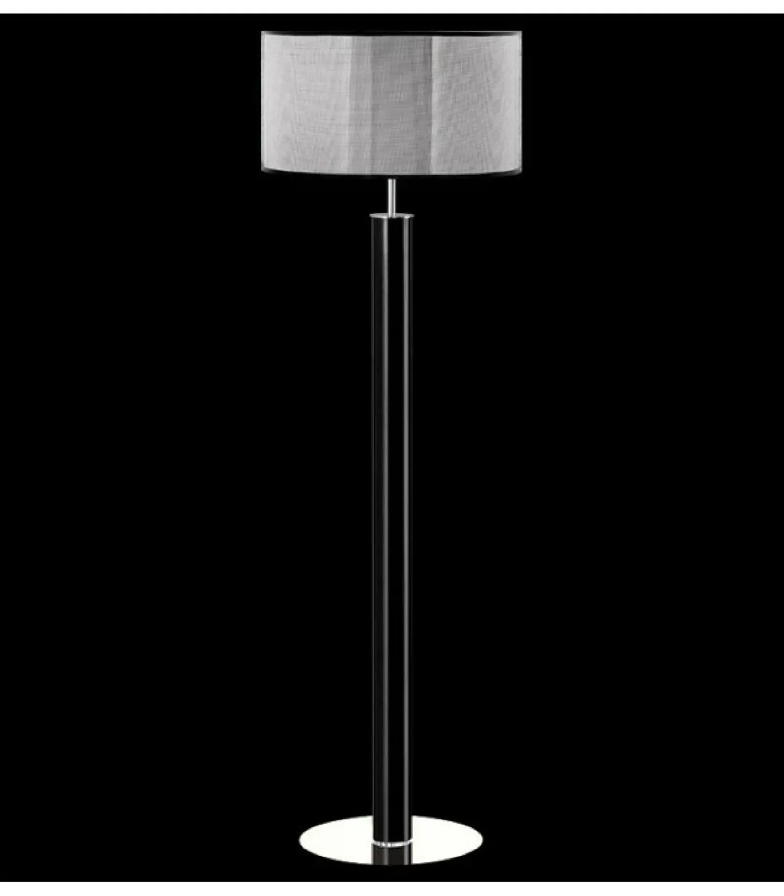 Sklep Kaja Lampa podłogowa z metalicznym abażurem 67601 NODO | Kaja Oświetlenie* Lampy Podłogowe Z Abażurem|Tradycyjne Lampy Podłogowe