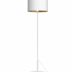 Sklep Kaja Lampa podłogowa z walcowym abażurem LX 3453 z serii ARDEN | Kaja* Lampy Podłogowe Z Abażurem|Tradycyjne Lampy Podłogowe