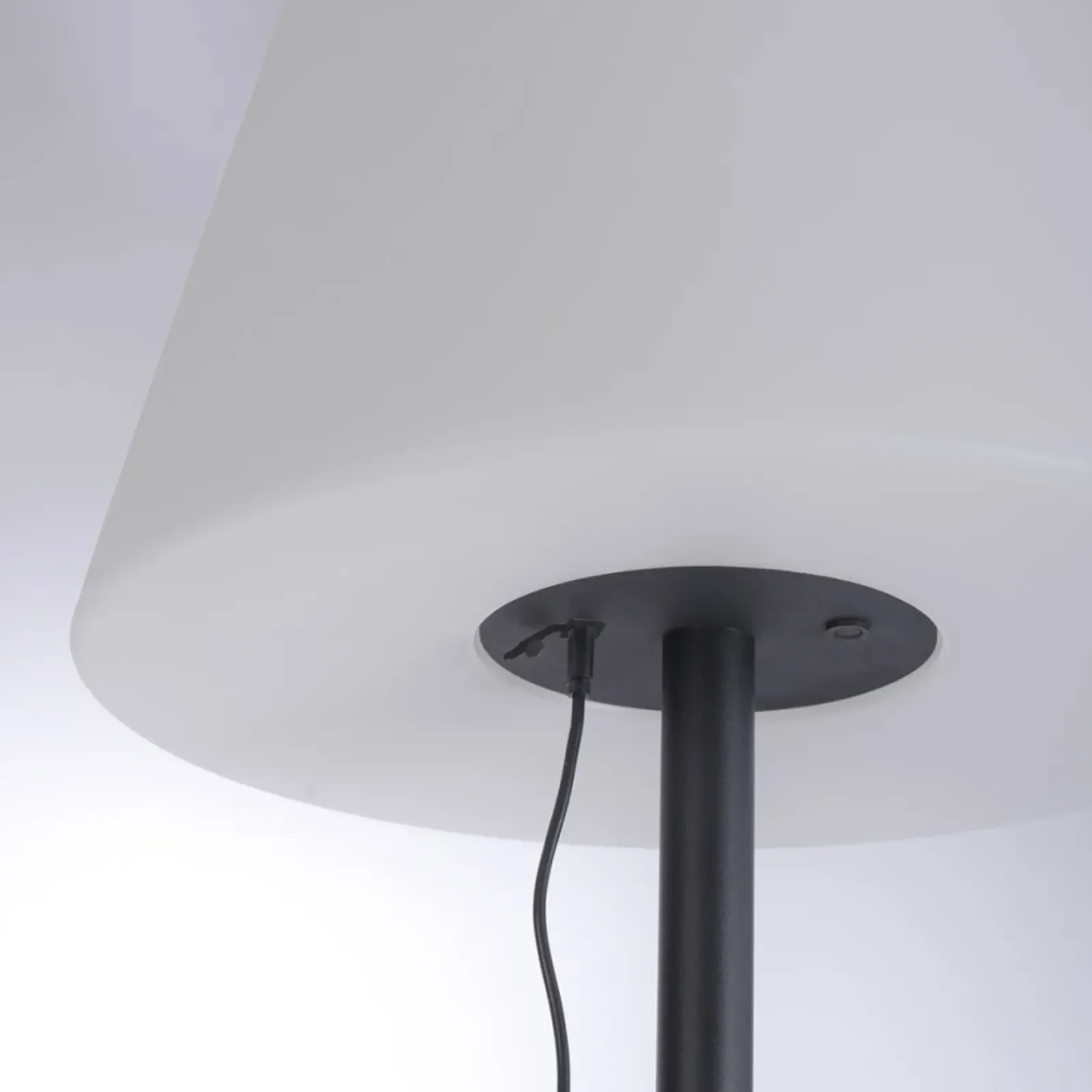 Sklep Kaja Lampa podłogowa zasilana akumulatorem, RGB 19826-18 z serii HOLLY* Lampy Podłogowe Z Abażurem|Tradycyjne Lampy Podłogowe
