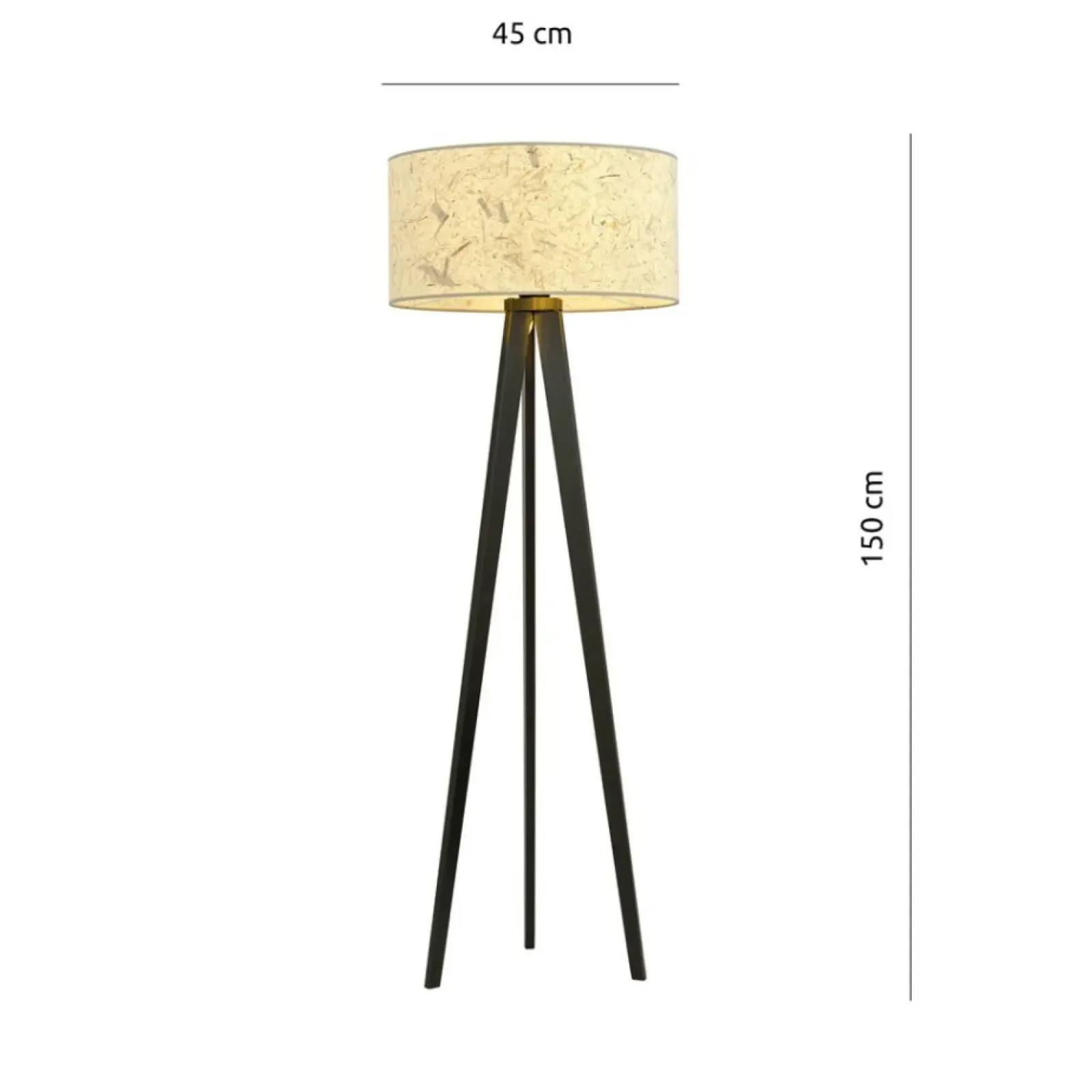 Sklep Kaja Lampa stojąca, klasyczny trójnóg z abażurem 1150/LP3 ASTON | Kaja* Lampy Podłogowe Z Abażurem|Tradycyjne Lampy Podłogowe