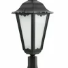 Sklep Kaja Lampa stojąca, niska, czarna z szybkami K 4011/1/BD z serii RETRO MAXI | Kaja Oś* Lampy Ogrodowe Stojące