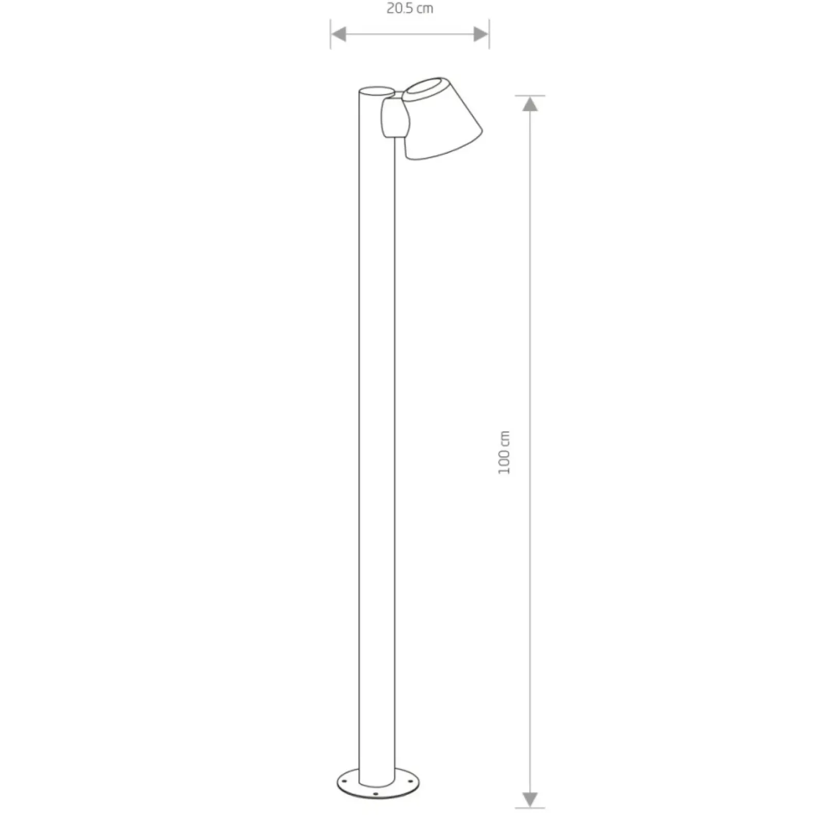 Sklep Kaja Lampa stojąca ogrodowa, trzonek GU10, IP44 9557 | Kaja Oświetlenie* Lampy Ogrodowe Stojące