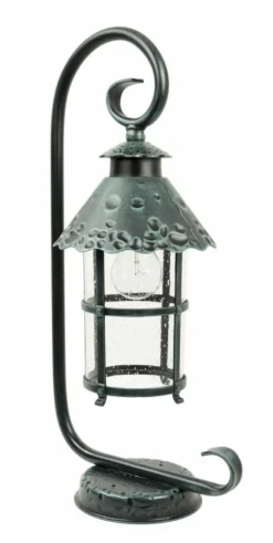 Sklep Kaja Lampa stojąca, ogrodowa z ozdobnym szkłem K 4011/1/R z serii TOLEDO | Kaja Oświe* Lampy Ogrodowe Stojące