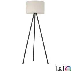 Sklep Kaja Lampa stojąca z akumulatorem, zmiana kolorów 19827-18 z serii HOLLY* Lampy Podłogowe Z Abażurem|Tradycyjne Lampy Podłogowe