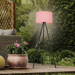 Sklep Kaja Lampa stojąca z akumulatorem, zmiana kolorów 19827-18 z serii HOLLY* Lampy Podłogowe Z Abażurem|Tradycyjne Lampy Podłogowe