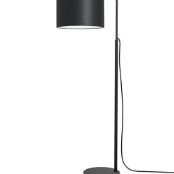 Sklep Kaja Lampa stojąca z czarno-białym abażurem LX 3480 ARDEN | Kaja* Lampy Podłogowe Z Abażurem|Tradycyjne Lampy Podłogowe