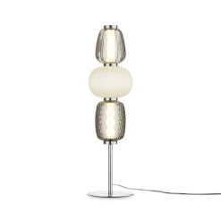 Sklep Kaja Lampa stołowa, efektowny wygląd MOD267TL-L28CH3K z serii PATTERN* Nowoczesne Lampki Stołowe|Lampy Led