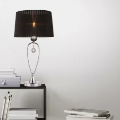 Sklep Kaja Lampa stołowa glamour do salonu RLT93224-1B BELLO| Kaja Oświetlenie* Nowoczesne Lampki Stołowe