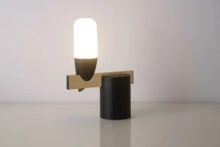 Sklep Kaja Lampa stołowa LED czarna LEDEA 50533081 SAKAI | Kaja Oświetlenie* Nowoczesne Lampki Stołowe