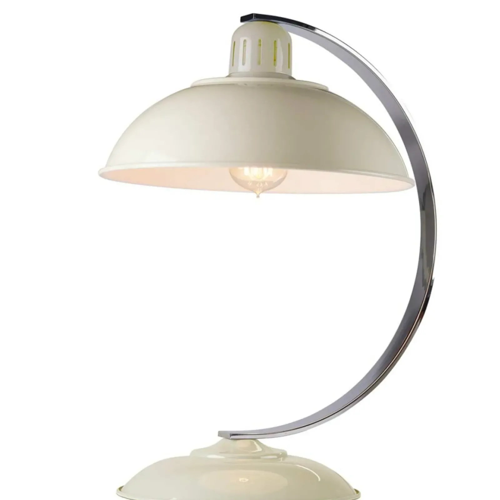 Sklep Kaja Lampa stołowa, ramię w kształcie łuku FRANKLIN-CREAM z serii FRANKLIN* Tradycyjne Lampki Stołowe