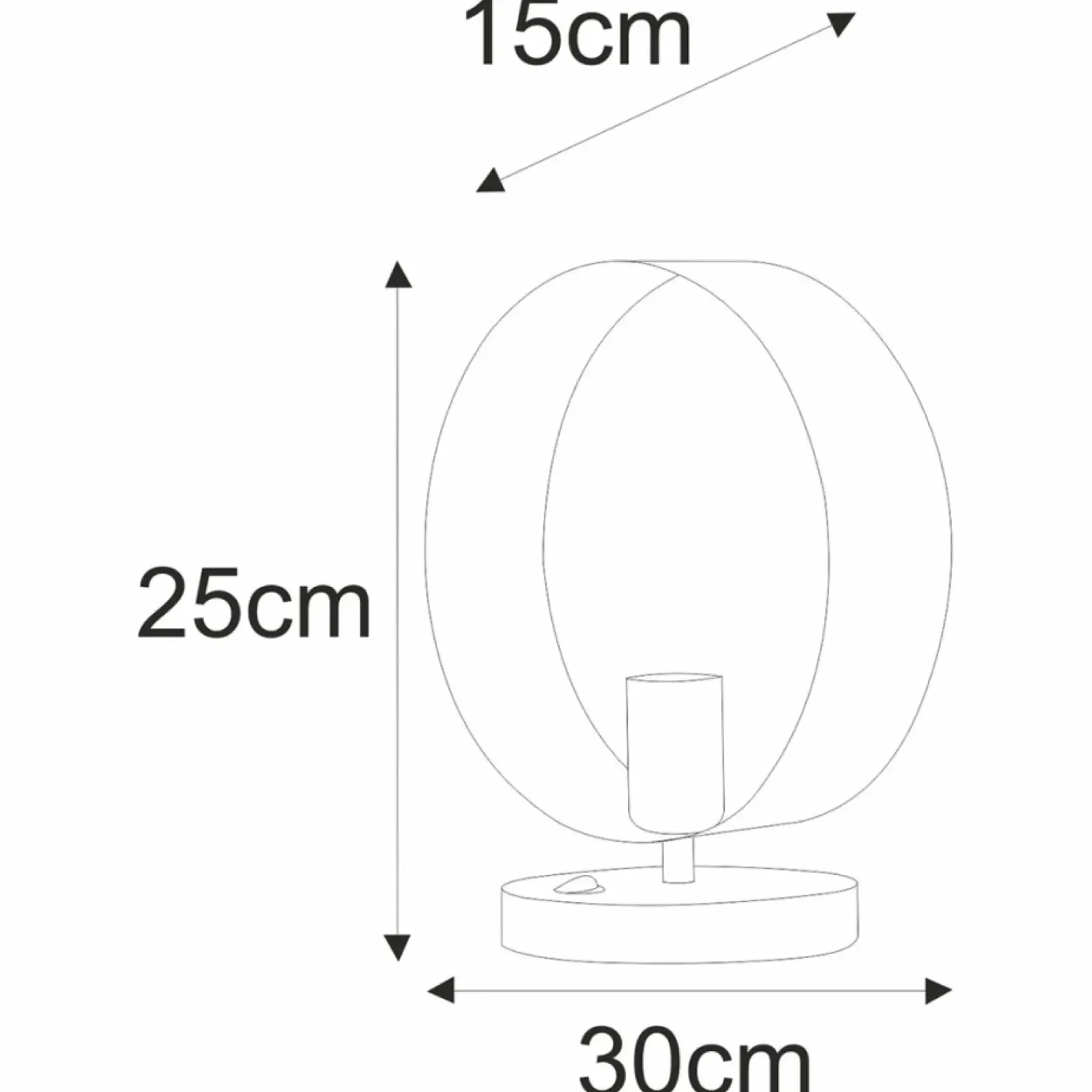 Sklep Kaja Lampa stołowa w m kolorze, styl loftowy K-4979 | Kaja* Tradycyjne Lampki Stołowe