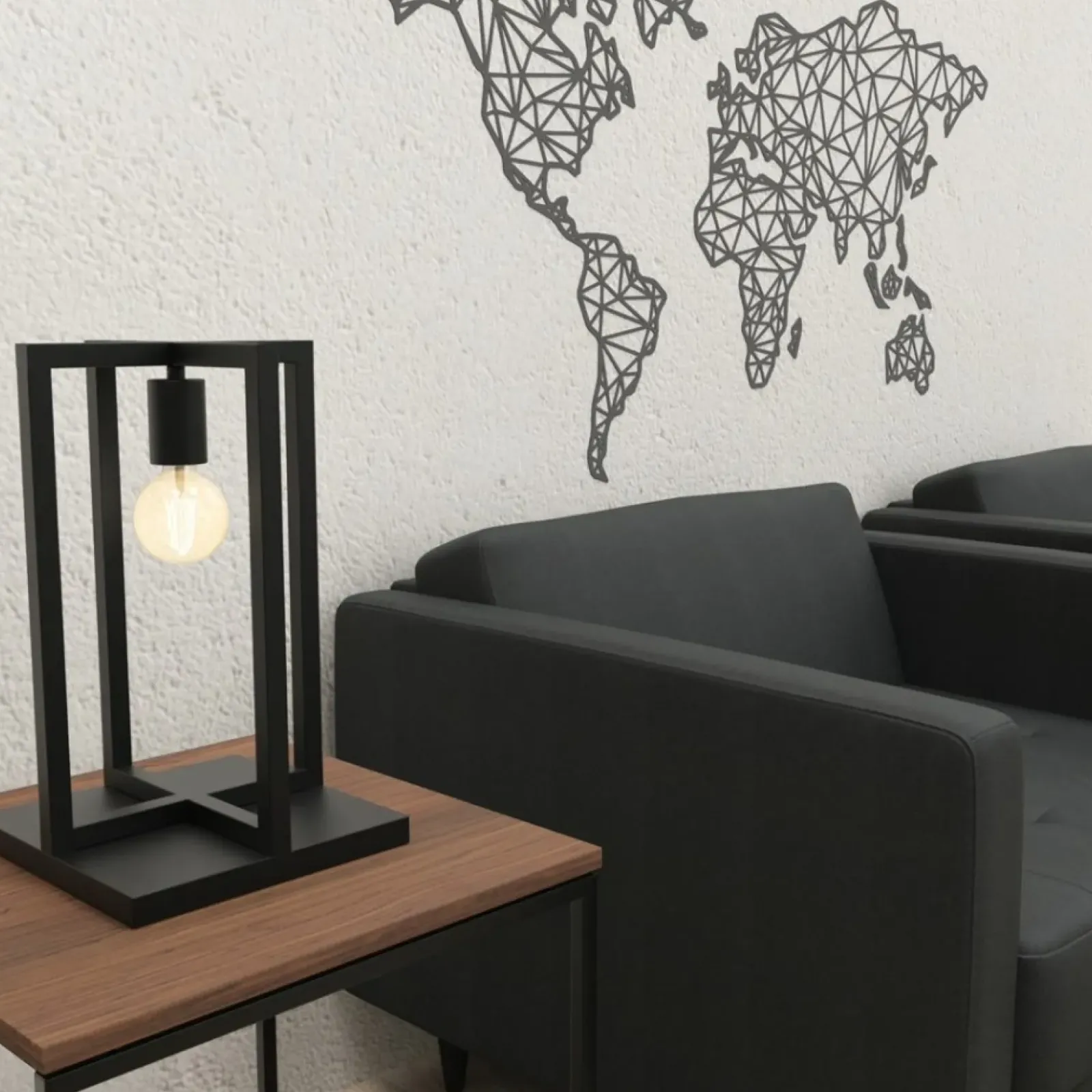 Sklep Kaja Lampa stołowa w stylu loftowym, do sypialni MLP8565 z serii ARNOLD | Kaja Oświet* Tradycyjne Lampki Stołowe