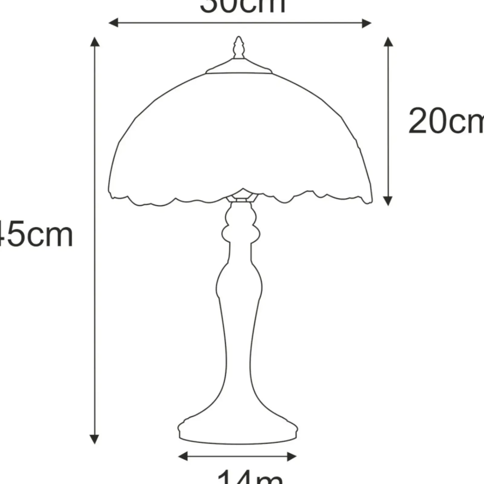 Sklep Kaja Lampa stołowa wyjątkowym, witrażowym kloszem K-G12814 z serii SUNFLOWER* Tradycyjne Lampki Stołowe|Lampki Stołowe Retro