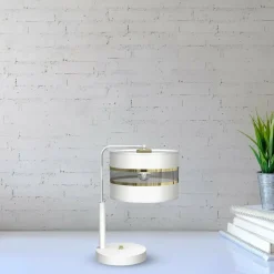 Sklep Kaja Lampa stołowa z m abażurem, do salonu MLP7354 z serii ULTIMO | Kaja Oświetl* Lampki Stołowe Z Abażurem|Tradycyjne Lampki Stołowe