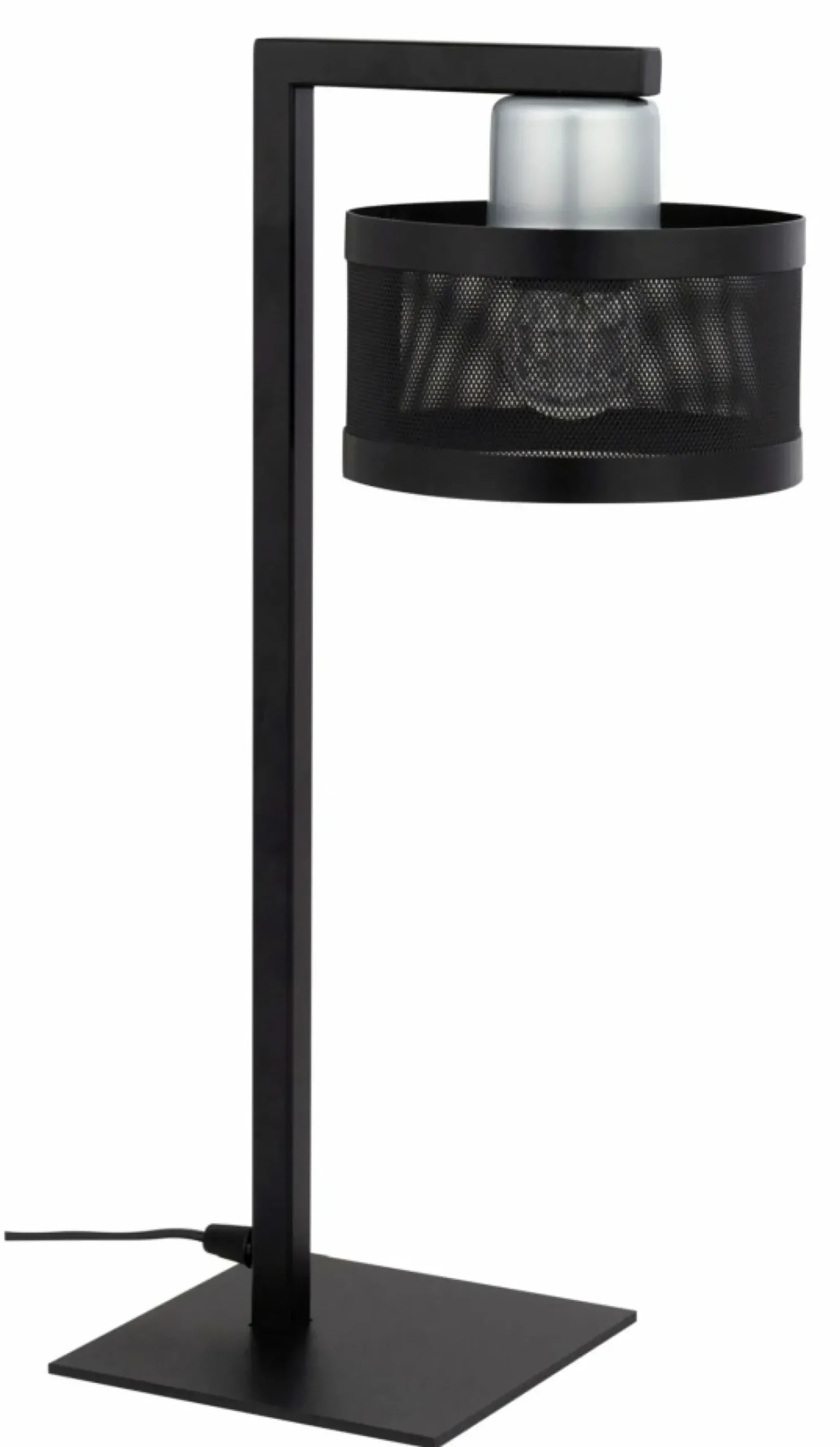 Sklep Kaja Lampa stołowa z metalowym, siateczkowym kloszem SIG 50234 z serii OFF* Nowoczesne Lampki Stołowe