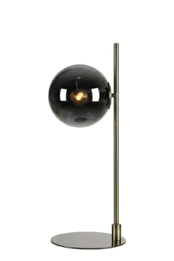 Sklep Kaja Lampa stołowa z przydymionym kloszem 108272 | Kaja Oświetlenie* Tradycyjne Lampki Stołowe