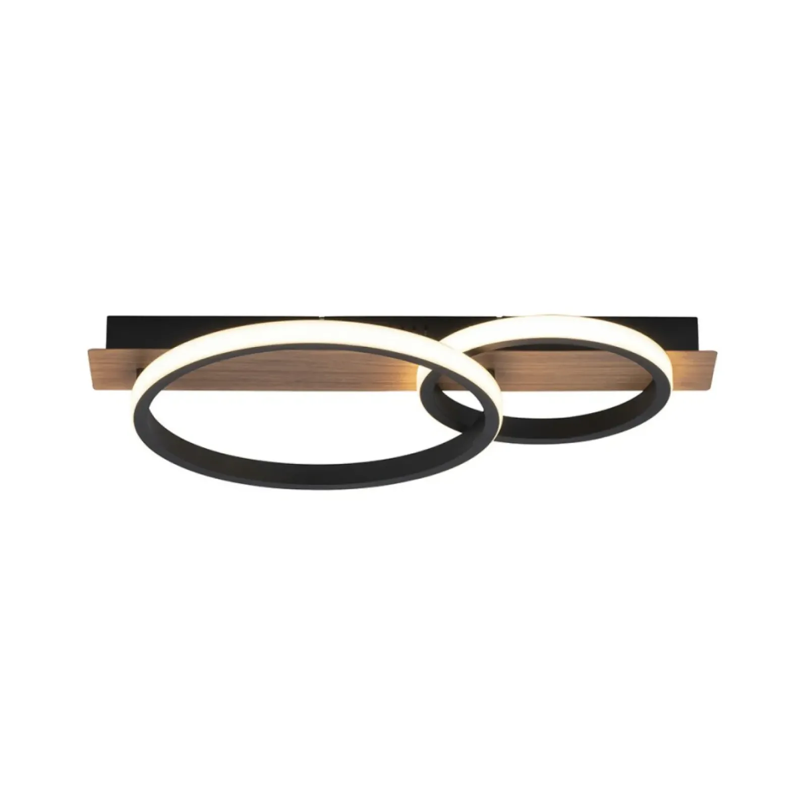 Sklep Kaja Lampa sufitowa - dwa okręgi LED 15615-78 z serii TROOPER | Kaja drewno Store