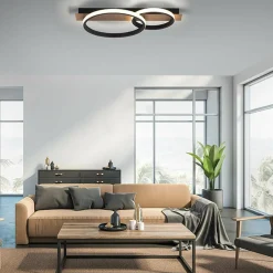 Sklep Kaja Lampa sufitowa - dwa okręgi LED 15615-78 z serii TROOPER | Kaja drewno Store