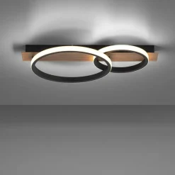 Sklep Kaja Lampa sufitowa - dwa okręgi LED 15615-78 z serii TROOPER | Kaja drewno Store