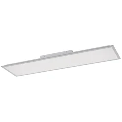 Sklep Kaja Lampa sufitowa - prostokąt z pilotem 14757-21 z serii FLAT | Kaja srebrny Shop