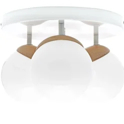 Sklep Kaja Lampa sufitowa, 3 punkty światła, z drewnem MLP5429 z serii SFERA WOOD | Kaja Oś Cheap