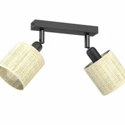 Sklep Kaja Lampa sufitowa boho, plecione abażury LX 5295 RATTAN SPOT | Kaja Best Sale