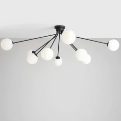 Sklep Kaja Lampa sufitowa czarna do dużego pokoju 1082PL_M1 HOLM | Kaja Zadzwońporabattel.783200183(8-16)/mailsklep@kaja.com.pl Online