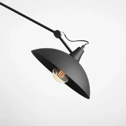 Sklep Kaja Lampa sufitowa czarna kierunkowa 808PL/G1 1-PŁ MELOS | Kaja* Plafony Nowoczesne