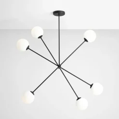 Sklep Kaja Lampa sufitowa czarna regulowane ramiona 1081PL_K1 OHIO | Kaja Zadzwońporabattel.783200183(8-16)/mailsklep@kaja.com.pl Sale
