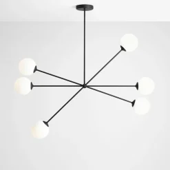 Sklep Kaja Lampa sufitowa czarna regulowane ramiona 1081PL_K1 OHIO | Kaja Zadzwońporabattel.783200183(8-16)/mailsklep@kaja.com.pl Sale