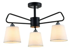 Sklep Kaja Lampa sufitowa czarna z abażurami LEDEA 50203091 MORLEY | Kaja Cheap