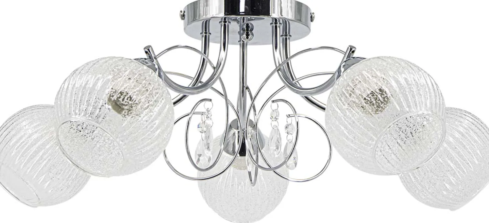 Sklep Kaja Lampa sufitowa do dużego pokoju chrom 8964/5 8C WENUS | Kaja* Randole Tradycyjne