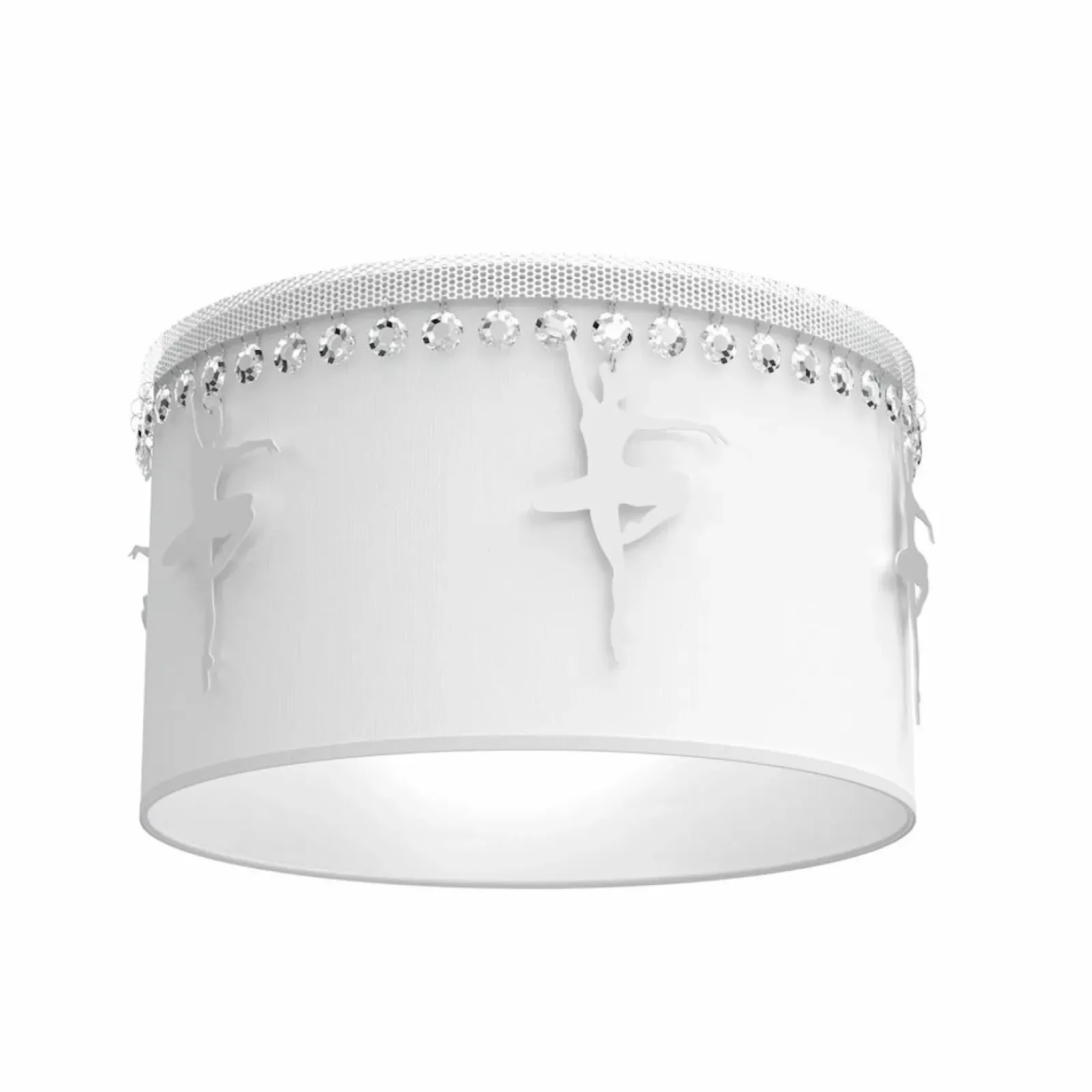 Sklep Kaja Lampa sufitowa do pokoju dziewczynki MLP4970 BALETNICA | Kaja biały Flash Sale