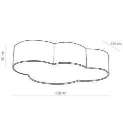 Sklep Kaja Lampa sufitowa do pokoju dziecka chmurka TK 3145 CLOUD | Kaja Store